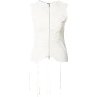Weekday Top 'Rae' offwhite
