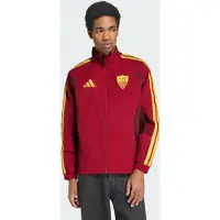Adidas Chaqueta de chándal 'AS Rom Anthem' amarillo / rojo / burdeos