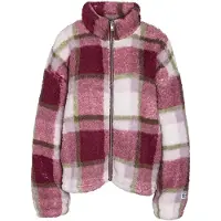 Noisy May Chaqueta polar 'NMLUCA' marrón / baya / lila claro / blanco