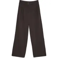 Vero Moda Pantalón plisado 'VMEda' marrón oscuro