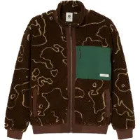 Element - Marcas - Oak Sherpa Jacket Java Lines - Talla M - Marrón