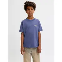 Jack & Jones Junior Camiseta 'JORNorrebro' zafiro / amarillo claro