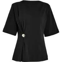 Minus Top 'Sanne' negro