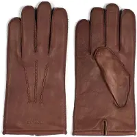 Howard London Guantes con dedos 'William' marrón