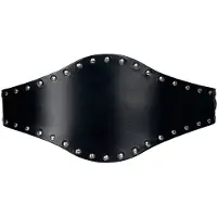 Haute Cuir Cinturón 'Studded Cleope' negro