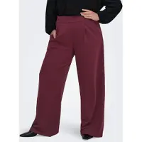 ONLY Pantalón plisado 'CARSTILLA' rojo vino