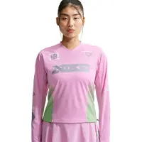 Nike Camiseta funcional 'SWIFT' gris plateado / verde claro / rosa