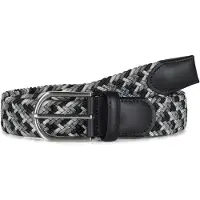 Howard London Cinturón 'Howard Braided Stretch Belt Andy Black / Grey' mezcla de colores