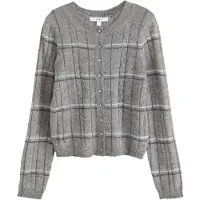 Next Cárdigan antracita / gris oscuro / blanco