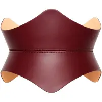 Haute Cuir Cinturón 'Soreen' borgoña