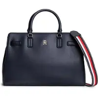 Tommy Hilfiger Bolso de mano 'JOY' navy / rojo vivo / blanco