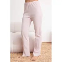 Trendyol Pantalón de pijama azul pastel / rosé