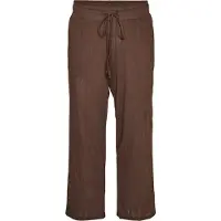 Zizzi Pantalón de pijama 'Pointy' chocolate