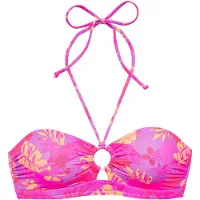 Venice beach Top de bikini orquidea / naranja / rosa