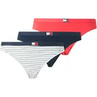Tommy Hilfiger Underwear Braga 'Heritage' navy / azul claro / rojo vivo / blanco
