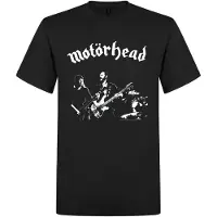 Motorhead Camiseta 'Rock and Roll band T-Shirt' negro