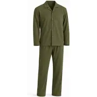 PANTONECLO Pijama largo 'Men’s Nightwear Set' verde
