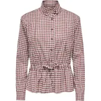 ONLY Blusa 'ONLKeery' marrón / negro / blanco