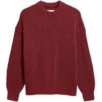Armedangels - Women's Vanisé Rib Knit Sweater - Jerséis size M, rojo