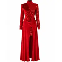 Elena Athanasiadou Vestido de noche 'Jeu de Lumiere' rojo