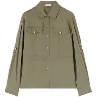 Motivi Blusa verde hierba