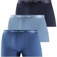 Copenhagen Studios Calzoncillo boxer azul / azul paloma / azul oscuro