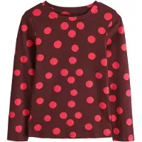 Next Camiseta chocolate / rojo sangre