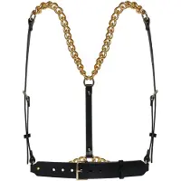 Haute Cuir Cinturón 'Vea Chained Harness' negro