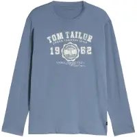 Tom Tailor Camiseta zafiro / blanco