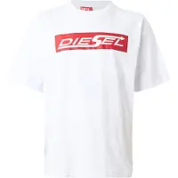 Diesel Camiseta 'T-BOXT-AA20' rojo / rojo rubí / blanco