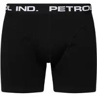 Petrol Industries Calzoncillo boxer negro / blanco