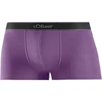 s.Oliver Calzoncillo boxer lila / rosa / negro