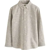 Next Camisa beige claro / gris oscuro
