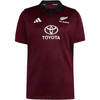 Adidas Camiseta funcional 'All Blacks' rojo vino / blanco