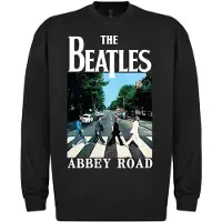 The Beatles Sudadera 'Beatles Abbey Road Sweatshirt Sweatshirt' negro