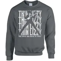 Thin Lizzy Sudadera 'Boys Are Back in Town Sweatshirt' gris