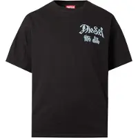 Diesel Camiseta 'T-BOXT-AA2' marrón / mostaza / negro / blanco
