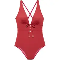 LASCANA Traje de baño rojo sangre