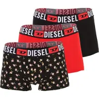 Diesel Calzoncillo boxer rojo / negro / blanco