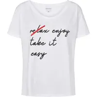 Americandreams Top 'T-shirt' negro moteado