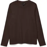 Vero Moda Camiseta 'VMPAULINA' marrón oscuro