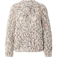 Rich & royal Cárdigan 'Cardi' marrón claro / pino / naranja claro / blanco