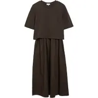s.Oliver Vestido marrón oscuro