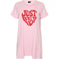 Zizzi Pijama 'MALLY' rosa / rojo