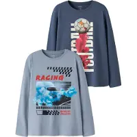 Name it Camiseta 'NKMVOTO' marino / azul paloma