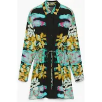 Desigual Vestido camisero 'C Lacroix' mezcla de colores / negro