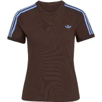 Adidas adidasCAMISETA ENTALLADA 3 STRIPES L Aurora Coffee / Blue Fusion Mujer