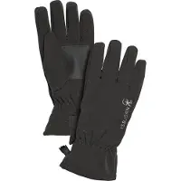 Isbjörn of Sweden - Kid's Trail Softshell Finger Glove - Guantes size 7-8 Years, negro/gris