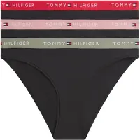 Tommy Hilfiger Underwear Braga 'Essential' caqui / altrosa / rojo / negro