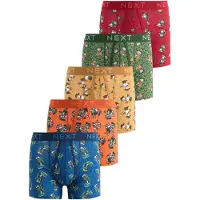 Next Calzoncillo boxer azul / curry / verde / naranja oscuro / rojo
